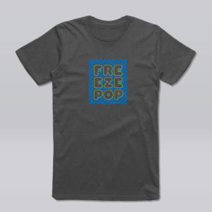 blue logo ladies' tee